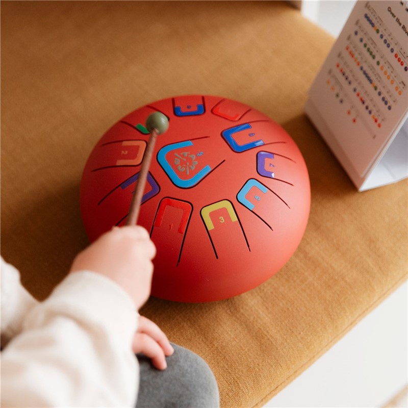 Tambú - Tambor de lengüetas Rojo - Imagen 3