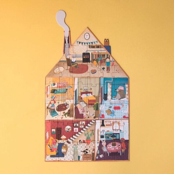 Puzzle reversible Welcome to my home 36 pzas. - Imagen 3