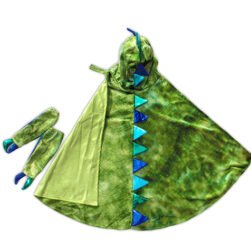 Capa Dragón verde con garras 5-6 años