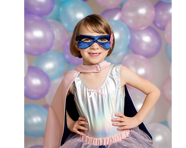 Capa, dudú y máscara Navy Super Duper 4-6 años - Imagen 2