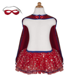 Capa, dudú y máscara Super Hero 4-6 años