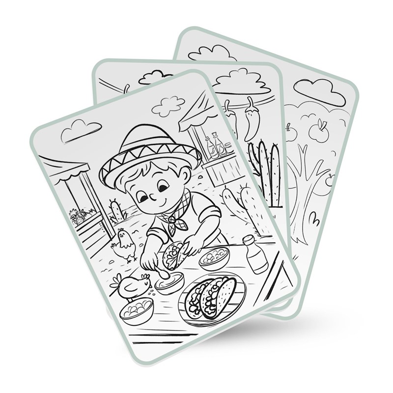 Kidydraw Pad - Alimentos - Imagen 4